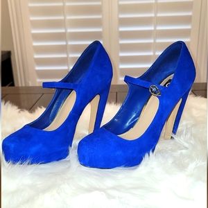 DV Dolce Vita- Demi Mary Jane Pumps- Electric Blue